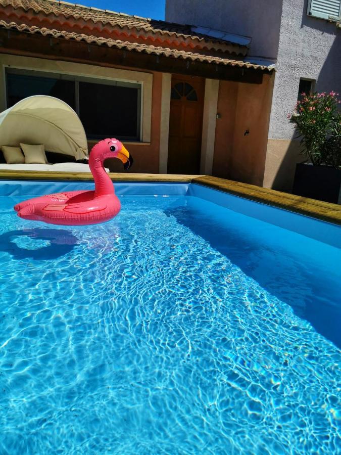 Studio Privatif Climatise , Terrasse Et Piscine 佩尔纳勒丰泰纳 外观 照片